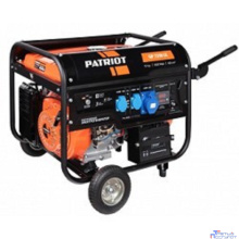 Генератор бензиновый PATRIOT GP 7210LE [474101588] {Двигатель: 4т, OHV, АИ-92, 420 сс, 14 л.с; Мощность ном/макс: 6.0/6.5 кВт; Объём бака: 25 л;Розетки: 2 евро 16А,1 евро 32А;Вес: 86 кг;}