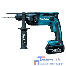 Makita DHR165Z Перфоратор аккумуляторный SDS+ [DHR165Z] {18В,Li-ion,2реж,1.3Дж,0-5300у\м,2.2кг,чем,подсветка,б\акк и з\у}
