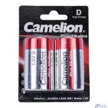 Camelion..LR20 Plus Alkaline BL-2 (LR20-BP2, батарейка,1.5В) (2 шт. в уп-ке)