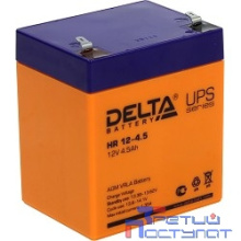 Delta HR 12-4.5 (4.5 А\ч, 12В) свинцово- кислотный аккумулятор