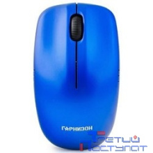 Гарнизон Мышь беспров. GMW-400B, чип X, синий, 1200 DPI, 2 кн.+ колесо-кнопка