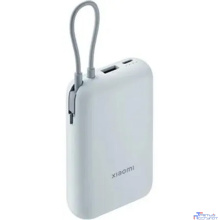 Xiaomi Power Bank 10000mAh (встроенный кабель) Ледяной синий GL P15ZM (BHR9073GL)