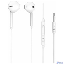 HOCO M55/ Наушники + микрофон/ Кнопка ответа/ 1.2м/ 3.5 mm jack/ White