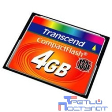 Compact Flash 4Gb Transcend (TS4GCF133) 133-x