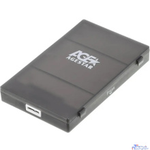 AgeStar 3UBCP1-6G (BLACK) USB 3.0 Внешний корпус 2.5" SATA HDD/SSD AgeStar 3UBCP1-6G (BLACK) USB 3.0, пластик, черный, безвинтовая конструкция