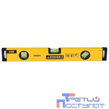 STAYER Уровень "PROFI" "PROFILevel"  коробчатый усиленный, фрезерованный, 3 противоударных ампулы, 40см [3466-040_z01]