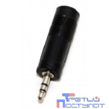 5bites AA-3M6F-03 Переходник 3.5 Jack/M - 6.35 Jack/F, стерео