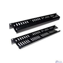 Lanmaster TWT-ORG/CV24-1U Кабельный органайзер 19" c крышкой на 24 порта, 1U