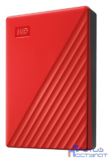 WD Portable HDD 4TB My Passport WDBPKJ0040BRD-WESN  2,5" USB 3.0 red