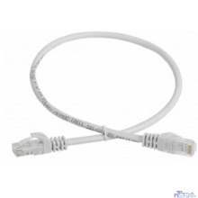 ITK PC01-C5EU-1M-G Шнур коммутационный кат. 5Е UTP 1м серый GENERICA