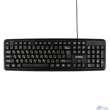 Гарнизон Клавиатура GK-100L, USB, черный, кабель 1.8м