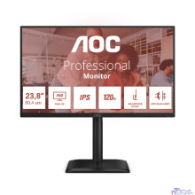LCD AOC 23.8" 24E4U {IPS 1920x1080 120Hz 4ms 178/178 300cd 1500:1 D-Sub HDMI1.4 DisplayPort1.2 4xUSB3.2 2x2W HAS Pivot  VESA}