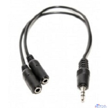 5bites AA-3MF2-02BK Кабель-5bites Адаптер 3.5 Jack/M - 2*3.5 Jack/F