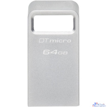 Kingston USB Drive 64GB DataTraveler Micro USB3.0, серебристый [DTMC3G2/64gb]