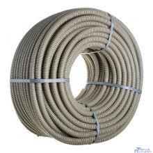 ЭРА Б0036839 Труба гофрированная ПВХ GOFR-20-100-PVC-building (серый) Строительная d 20мм с зонд. легкая 100м