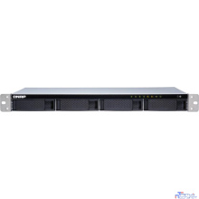 QNAP TS-431XeU-8G Сетевое хранилище, 4 отсека для HDD, 10 GbE SFP+, стоечное исполнение, 1 блока питания. ARM Cortex-A15 Annapurna Labs AL-314 1,7 ГГц, 8 ГБ. Направляющие в комплект поставки не