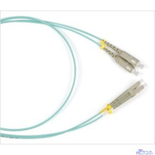 Hyperline FC-D2-503-LC/PR-LC/PR-H-3M-LSZH-AQ (FC-503-LC-LC-10G-3M) Патч-корд волоконно-оптический (шнур) MM 50/125(OM3), LC-LC, duplex, LSZH, 3 м