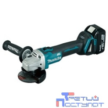 Makita DGA504Z Угловая шлифовальная машина аккумуляторная ф125мм [DGA504Z] {18В,Li-ion,8500об\м,2.5кг,кор,б\акк и з\у,совмест с  4Ач Li-ion}