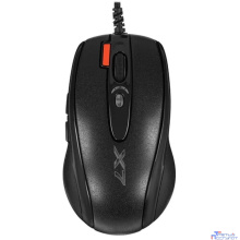 A-4Tech Мышь X(7)-710BK (черный) USB, 2000dpi, встр. память 16Кб, 1000ГЦ, 7 кнопок. [94397]
