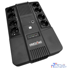 Импульс ИБП МАСТЕР 800 {800/480 ВА/Вт, LED, USB, RJ11/RJ45, SCHUKOx8} {MT80103}