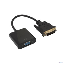 Bion Переходник с кабелем DVI-D - VGA Digital, 25M/15F, 15см [BXP-A-DVID-VGAF-01]