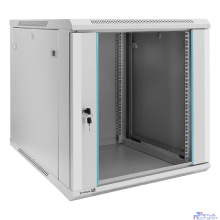 Exegate EX298604RUS Шкаф телекоммуникационный 19" настенный 12U ExeGate EC-WM-12U.600.G.GREY (19”, 12U, 600x600x635mm (ШхГхВ), передняя дверь закаленное стекло, съемные боковые панели, пыле- и влагоза
