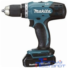 Makita DDF453SYE Дрель аккумуляторная [DDF453SYE]  {18В,2х1.5Ач Li-ion,БЗП-13мм,0-400\1300об\м,42\27Нм,1.8кг,чем}