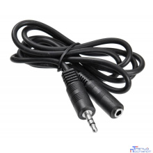 Кабель-удлинитель аудио Buro BAAC003-1 Jack 3.5 (m)/Jack 3.5 (f) 1м. черный (817191)