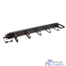 Lanmaster TWT-ORG1U-5V2H Органайзер 19" 1U 5 колец + 2 боковых