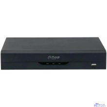 DAHUA DHI-NVR2104HS-P-I2 4-канальный IP-видеорегистратор с PoE, 4K и H.265+, видеоаналитика, входящий поток до 80Мбит/с, 1 SATA III до 10Тбайт