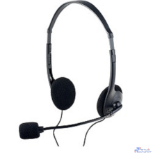 Perfeo стерео гарнитура накладная CHAT черная PF-CHAT-BLK|PF-FLD-BLK