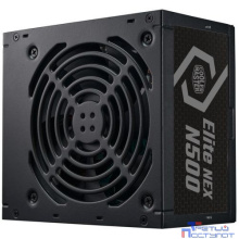 Блок питания 500 Ватт/ Power Supply Cooler Master Elite NEX N500, 500W, ATX, 120mm, 5xSATA, 2xPCI-E(6+2), 3xMolex, APFC, EU Cable (MPW-5001-ACBN-BEU)