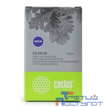 CACTUS Картридж матричный CS-ERC30 12.7x5 черный для Epson ERC 30/34/38/TM-U220