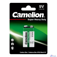 Camelion 6F22 BL-1 (6F22-BP1G, батарейка,9В) (1 шт. в уп-ке)