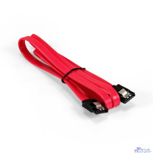 Exegate EX294733RUS Кабель SATA ExeGate EX-CC-SATA-DATA-0.8L (7pin/7pin, металлические защелки, 0,8м)