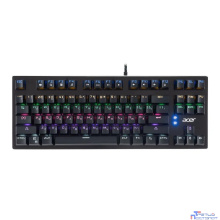 Acer OKW126 [ZL.KBDEE.00G] механическая черный USB for gamer LED