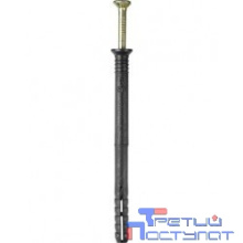 STAYER Дюбель-гвоздь полипропиленовый, потайный бортик, 6 x 80 мм, 70 шт, Master 30645-06-080 [30645-06-080]