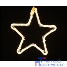 NEON-NIGHT (501-211-1) Фигура"Звездочка LED" {БЕЛЫЙ, 30*28 см}
