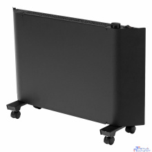 Denzel Конвектор электрический XCE-1500B, 230 В, 1500 Вт, черный, сушилка, колеса, Х-элемент [98128]