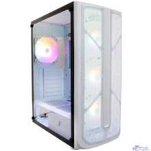 1STPLAYER FIREBASE X4 White / ATX, TG / 4x120mm LED fans inc. / X4-WH-4F1-W