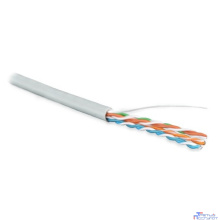 Кабель информационный Hyperline UUTP4R-C5E-S24-IN-LSZH-GY-305 кат.5E UTP 4 пары 24AWG LSZH внутренний 305м серый