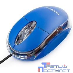 Гарнизон Мышь GM-100B, USB, чип- Х, синий, 1000 DPI, 2кн.+колесо-кнопка