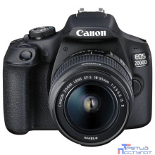 Canon EOS 2000D KIT черный {24.1Mpix 18-55mm f/3.5-5.6 IS II 3" 1080p Full HD SDXC Li-ion (с объективом)}