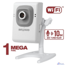 BEWARD B12CW Корпусная IP-камера 1 Мп, 1/4'' КМОП, 0.3 лк (день)/0.1 лк (ночь), DWDR, Н.264, 1280x720, 25 к/с, объектив 2.5/2.8/3.6/8/12/16 мм на выбор, встроенный активный микрофон (до 10 м)