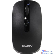 Беспроводная мышь Sven RX-260W чёрная (3+1кл. 800/1200/1600DPI, блист.)