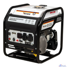 Kranz KR-16-1142 Генератор инверторный KR2500IO, 2,5кВт, 230В, 7л, открытый корпус, ручной старт