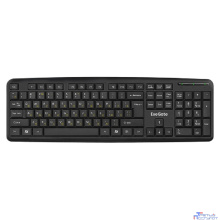 Exegate EX263906RUS Клавиатура Exegate LY-331L, <USB, шнур 2м, черная,  104кл, Enter большой>, Color box