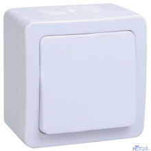 Iek EVMP10-K01-10-54-EC ВС20-1-0-ГПБ выкл 1кл о/у IP54 (цвет клавиш: белый) ГЕРМЕС PLUS