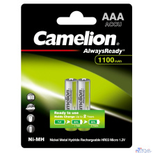 Camelion AAA-1100mAh Ni-Mh BL-2 (NH-AAA1100BP2/NH-AAA1100ARBP2, аккумулятор,1.2В) (2 шт. в уп-ке)