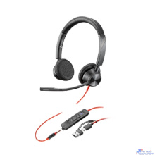 Poly BW 8X222AA 3325 -M USB-C HS +USB-C/A Гарнитура проводная